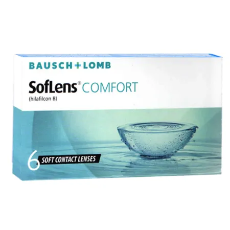 Bausch & Lomb SofLens Comfort Μυωπίας Μηνιαίοι 6pack