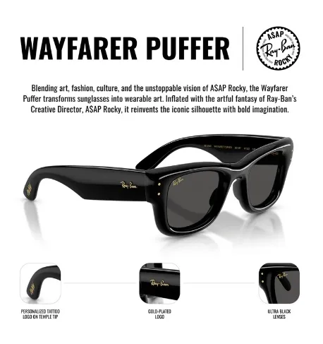 RAYBAN RB4940 601/87 Puffer ASAP Rocky
