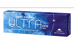 Ultra One Day 30 Ημερήσιοι Φακοί Επαφής Μυωπίας Σιλικόνης Υδρογέλης με UV